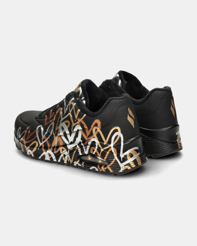 Skechers Uno Love Lage sneakers  - zwart