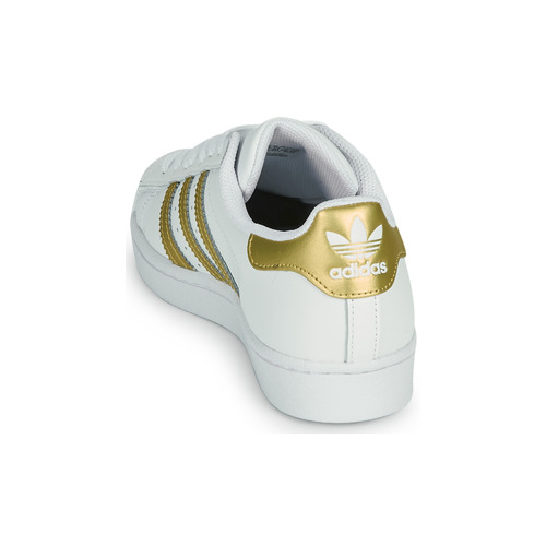 adidas Originals - SUPERSTAR W - Blanc / Doré
