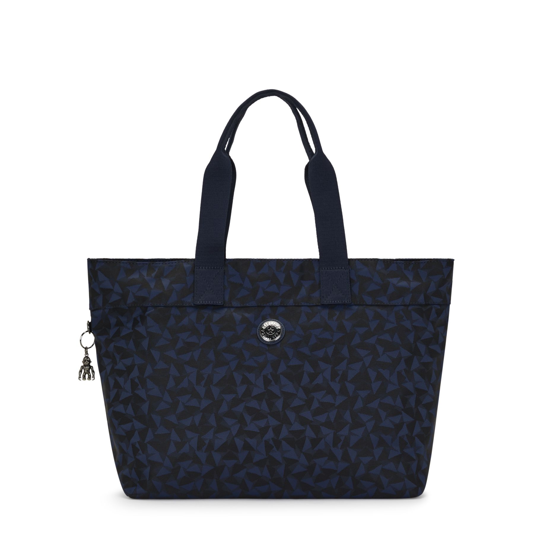 COLISSA Grand fourre-tout avec compartiment pour ordinateur portable - Endless Navy Jacquard