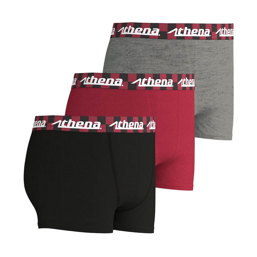 ATHENA<br>Conjunto de 3 cuecas boxer FÁCIL E DIVERTIDO