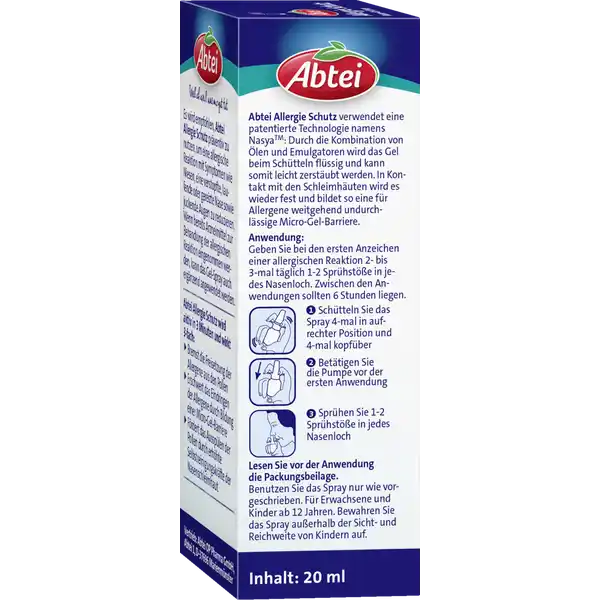 Allergie Schutz Nasen-Gel-Spray