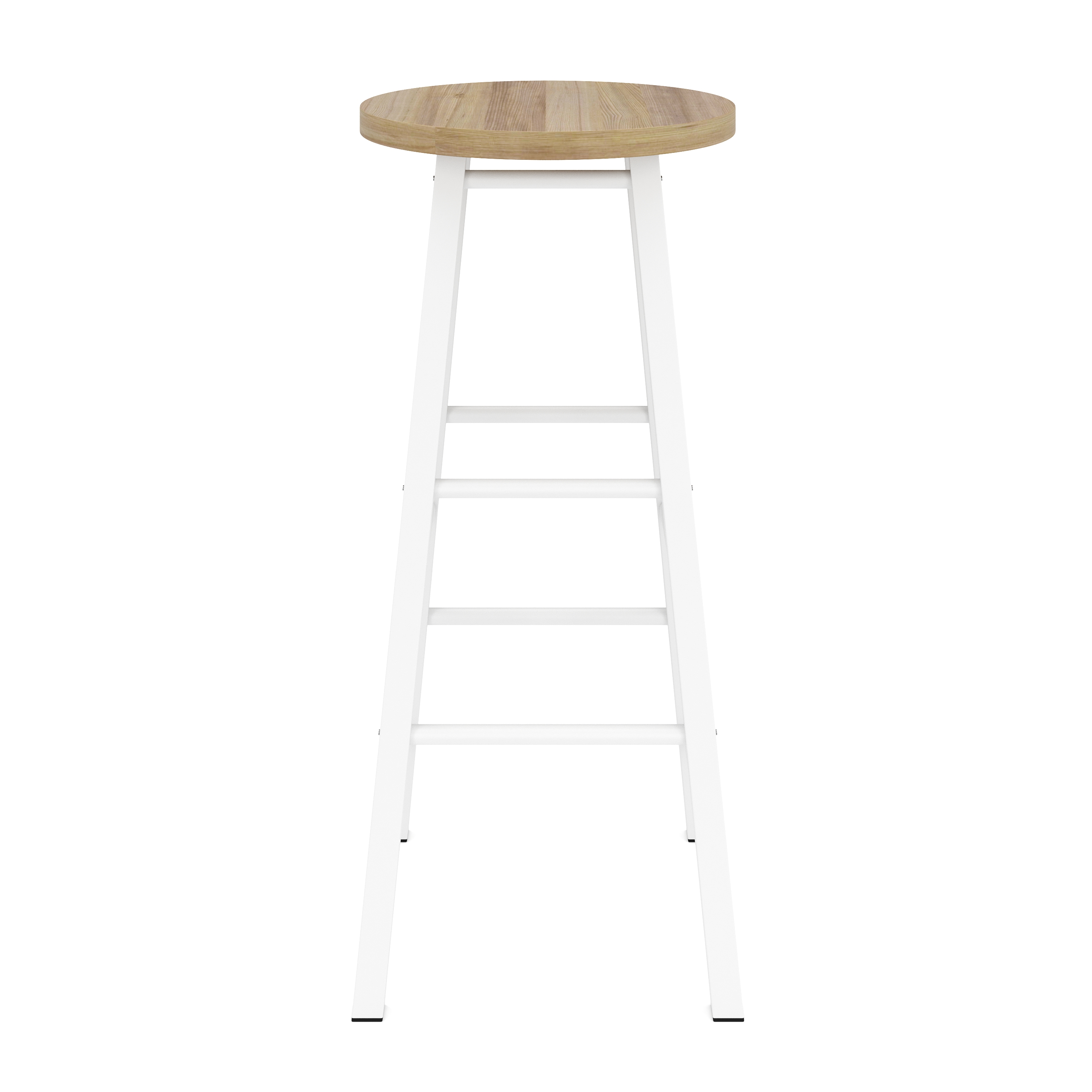 Barhocker TINA 2er Set natur/weiss