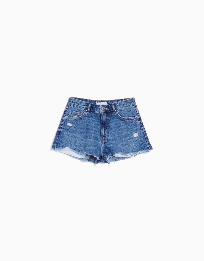 shorts jeans vintage rasgados