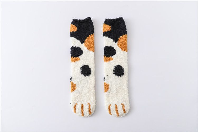 Autuna - Kattenfleece sokken