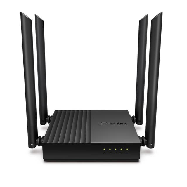 TP-LINK AC1200 Trådløs MU-MIMO Wi-Fi Router Archer C64 802.11ac, 867+400 Mbit/s, Ethernet LAN (RJ-45) porte 4, MU-MiMO Ja, Antennetype 4 x Fast