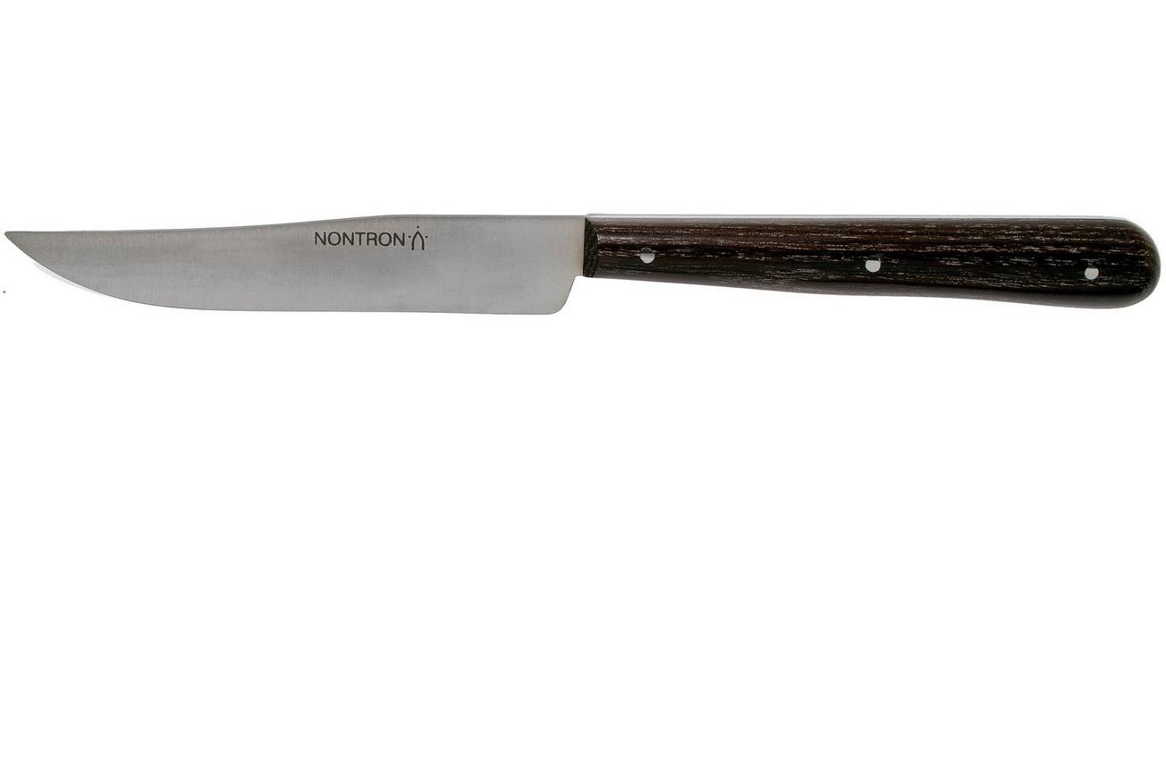 Nontron Traditional 6-delige steakmesset essenhout, T6OFFRD