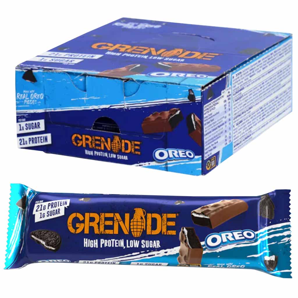 Grenade Oreo Protein Bar 12 x 60g MHD:30.9.25