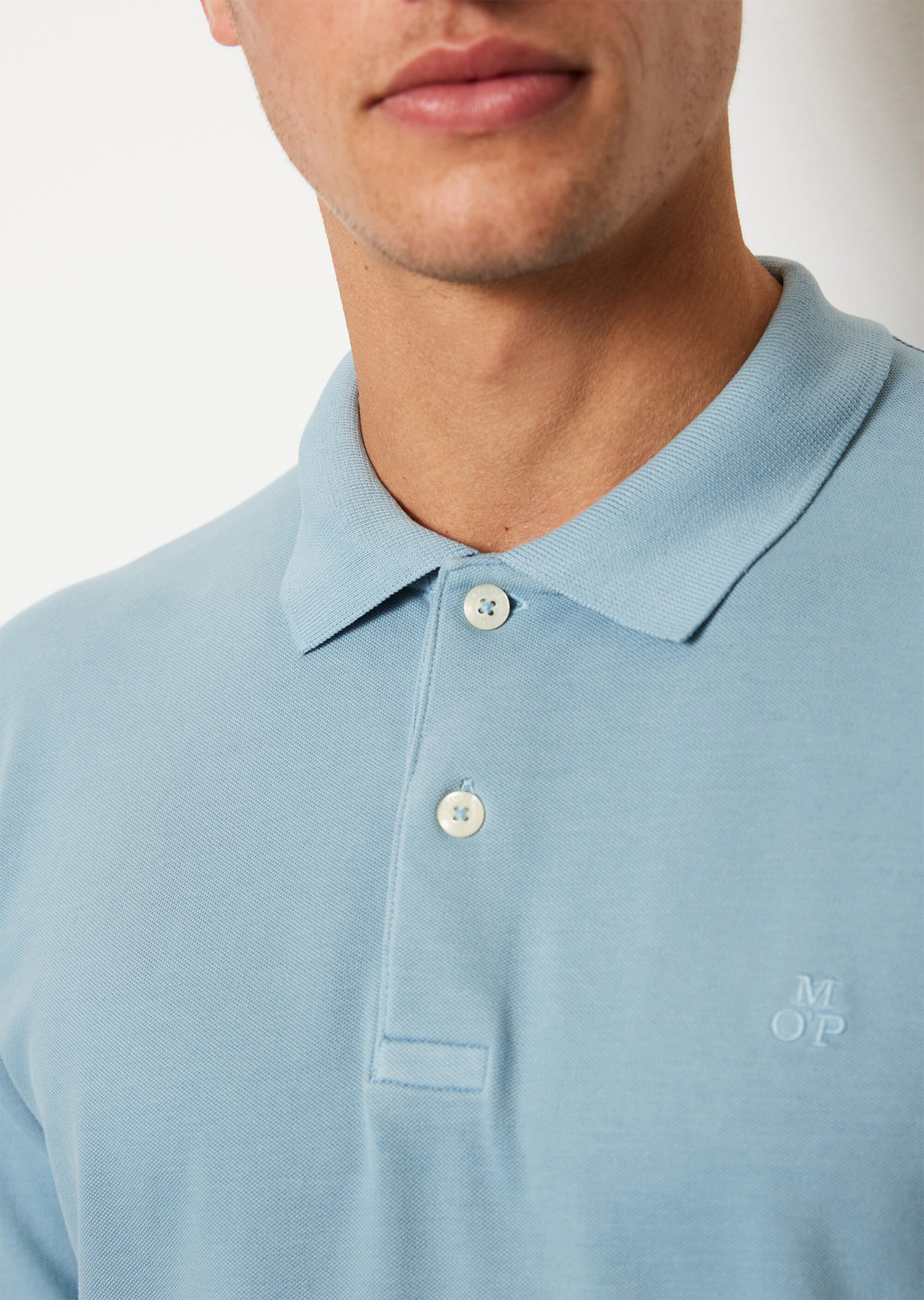 Poloshirt Piqué regular aus Bio-Baumwolle mit Elasthan