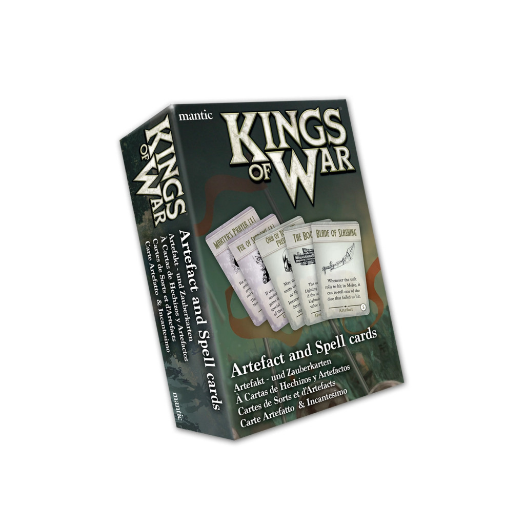 Kings of War - Artefact and Spell Cards