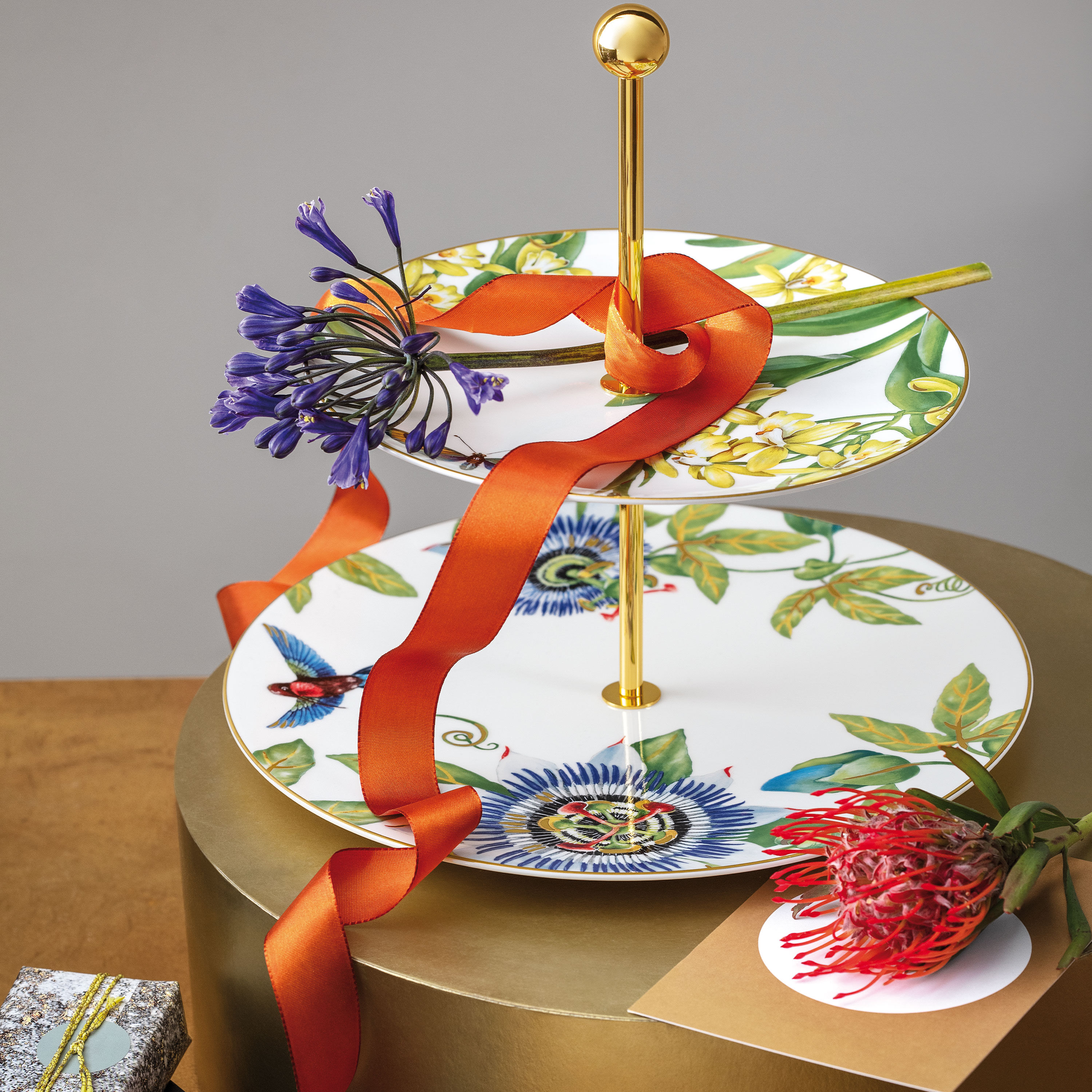 Amazonia 3 Tier Stand Multi-colored, 10.8'' x 10.8''