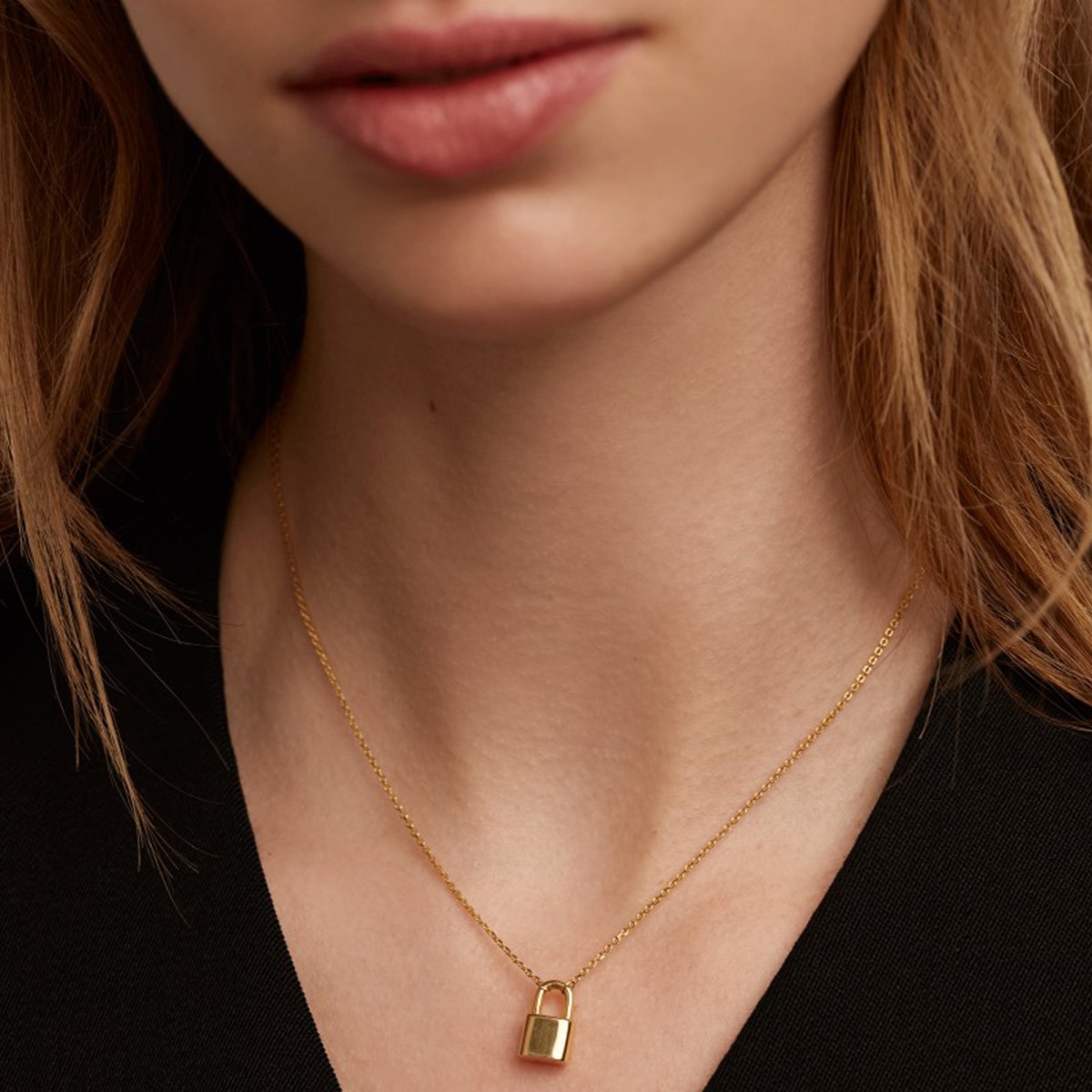 Collier cadena PDPaola Bond plaqué or Collection ENGRAVE ME