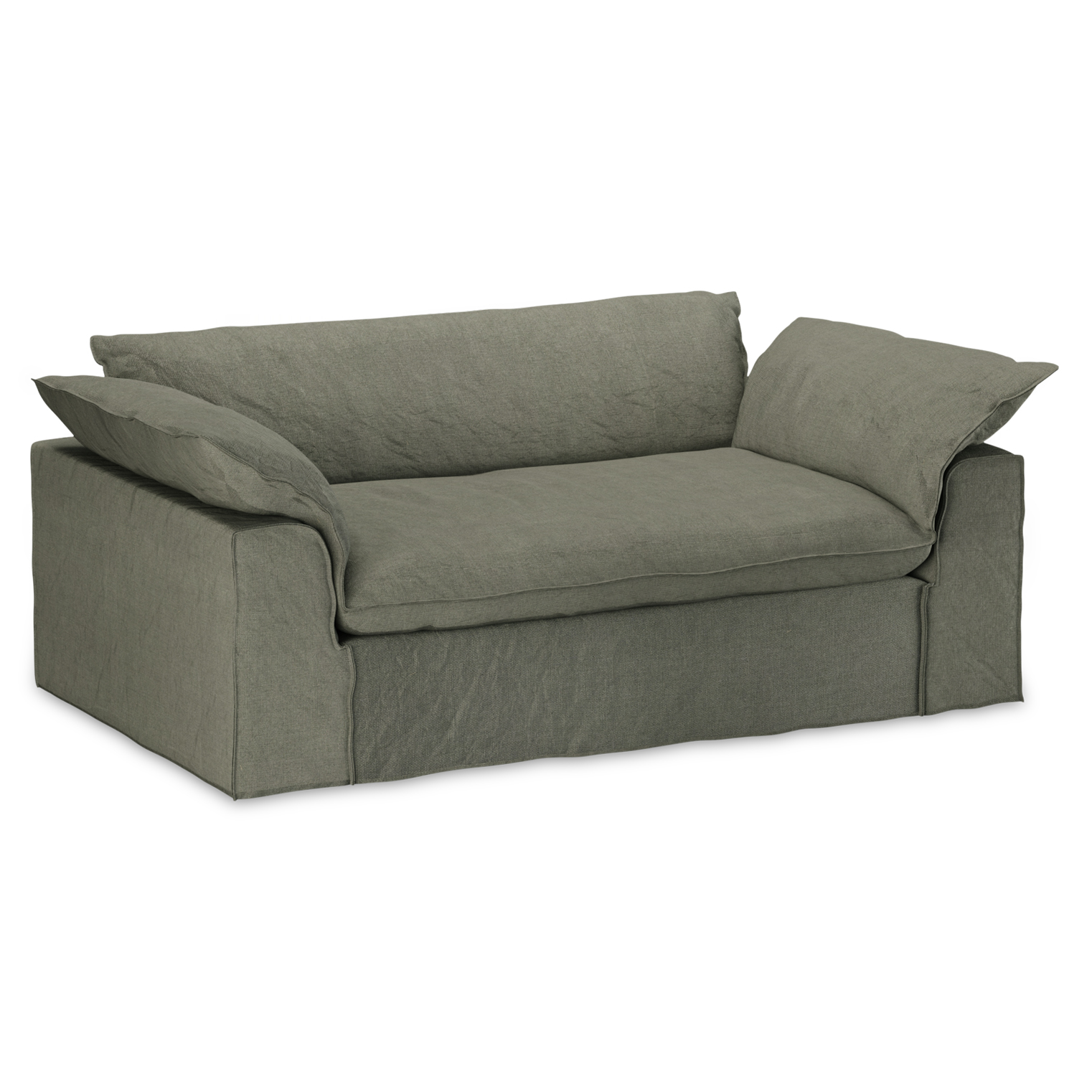 2-zitsbank Nomad linnen army green