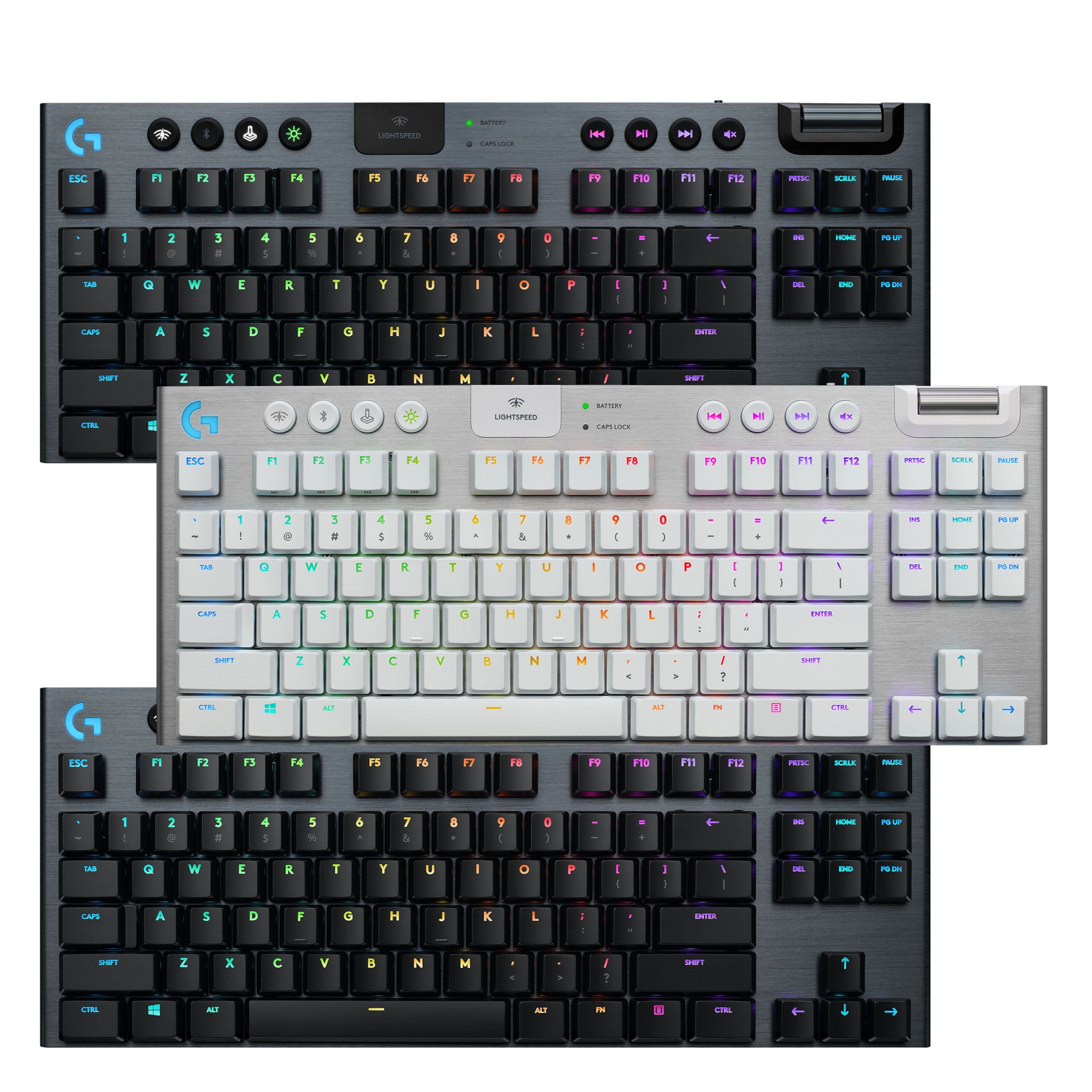 Logitech G 915 TKL Mekanisk tastatur GL Clicky Svart