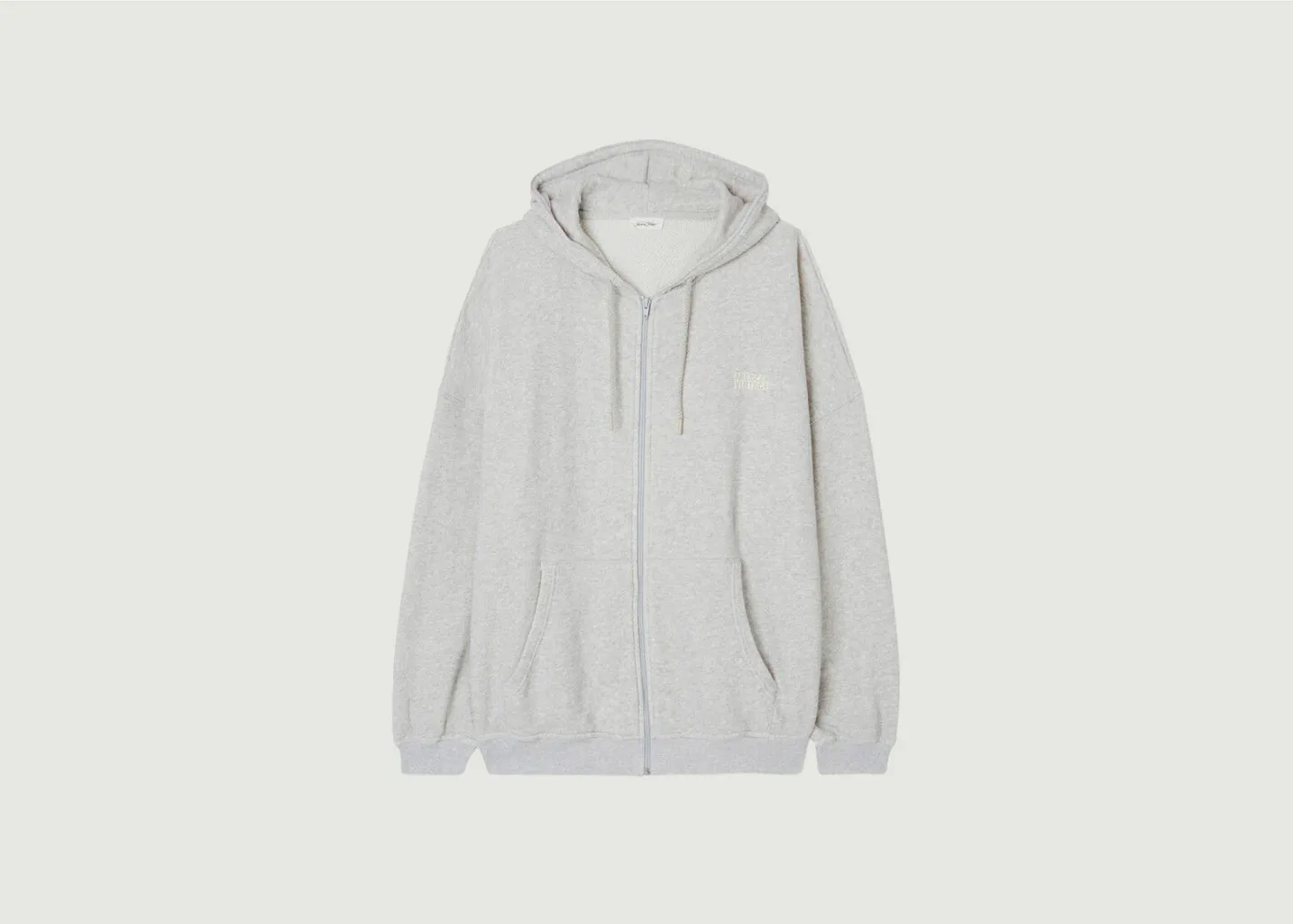 Hoodie zippé siglé coupe ample Kodytown American Vintage