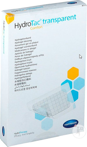 Hartmann Hydrotac Transparent Comfort 6,5x10cm Pièces 10