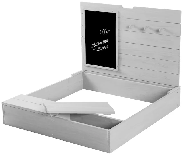 roba® Sandkasten »Outdoor+« aufklappbar mit Deckel, HxBxT: 65,5 x 85,5 x 80 cm