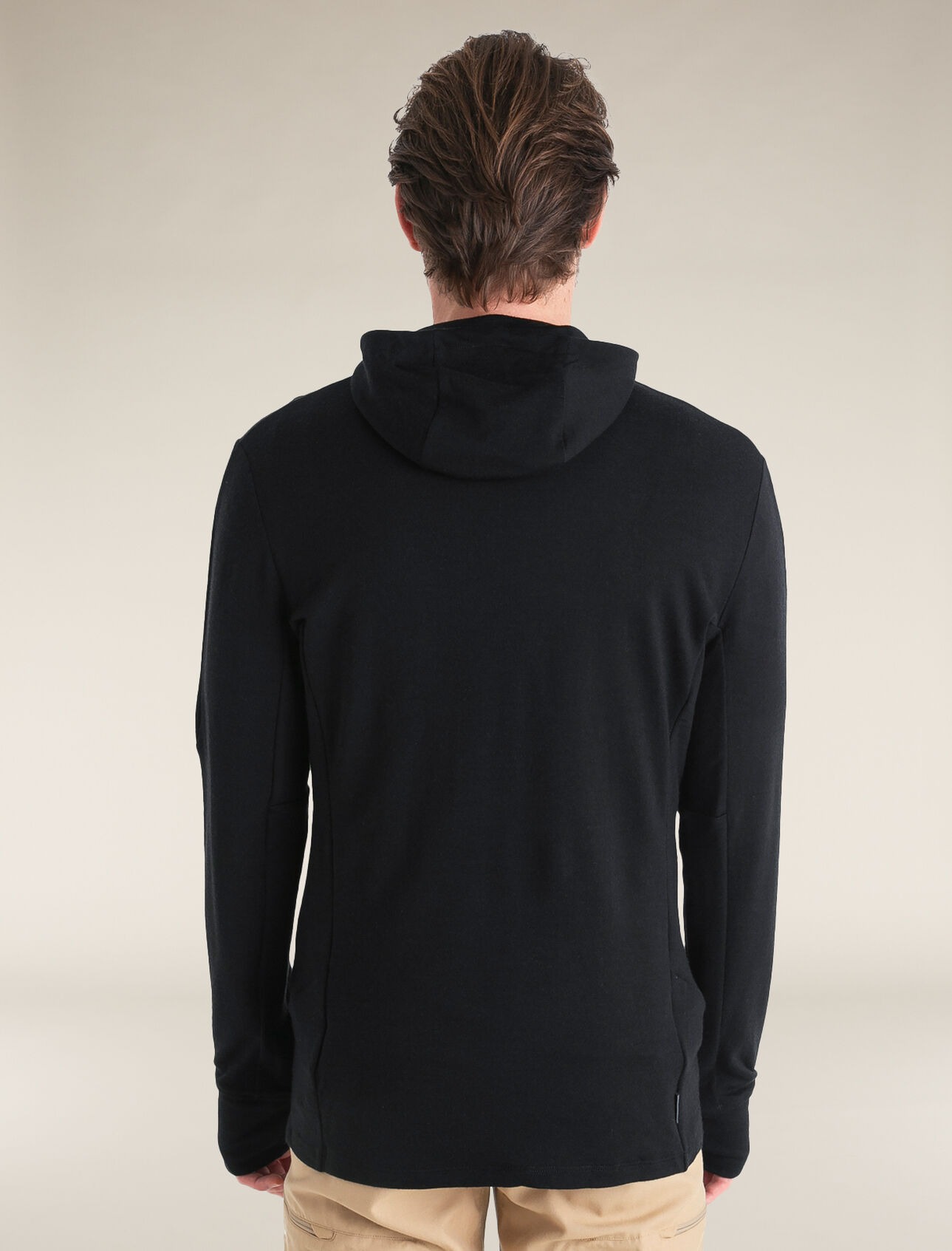 Merino 260 Quantum IV LS Zip Hoodie Herre Black
