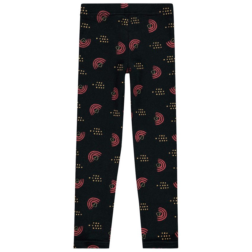 Legging imprimé pour enfant fille - Gris foncé