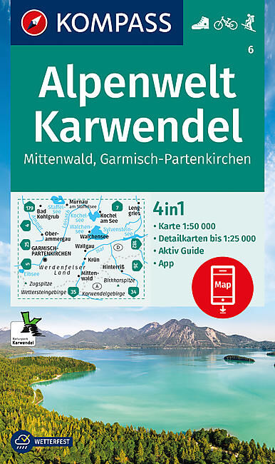 KOMPASS - 6 ALPENWELT KARWENDEL 1 50 000