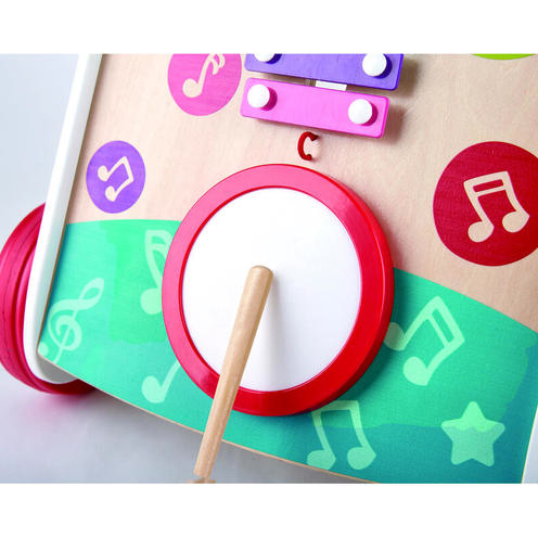 Trotteur musical Bois et multicolore - HAPE