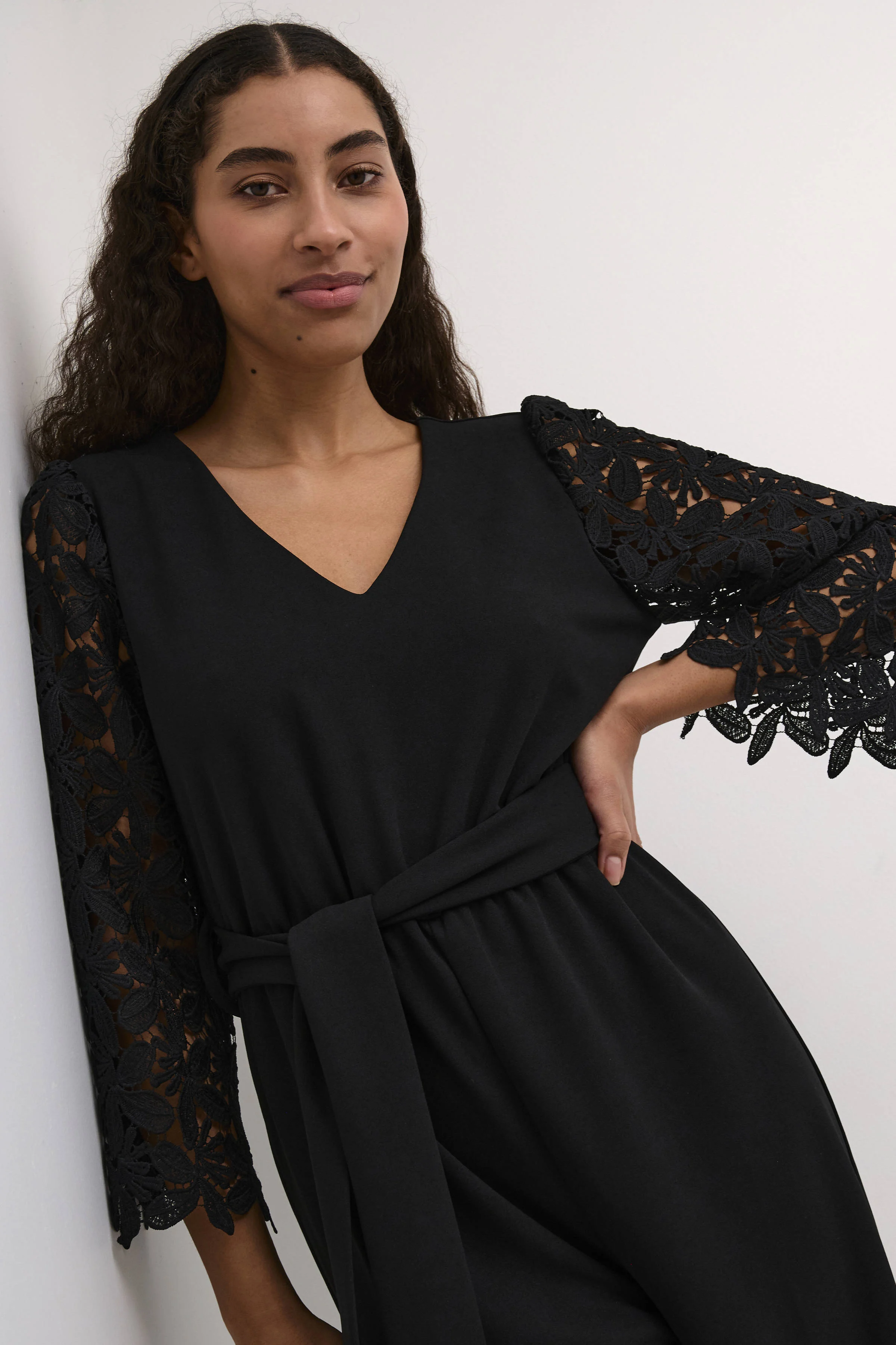 Kaffe jumpsuit KAemily zwart