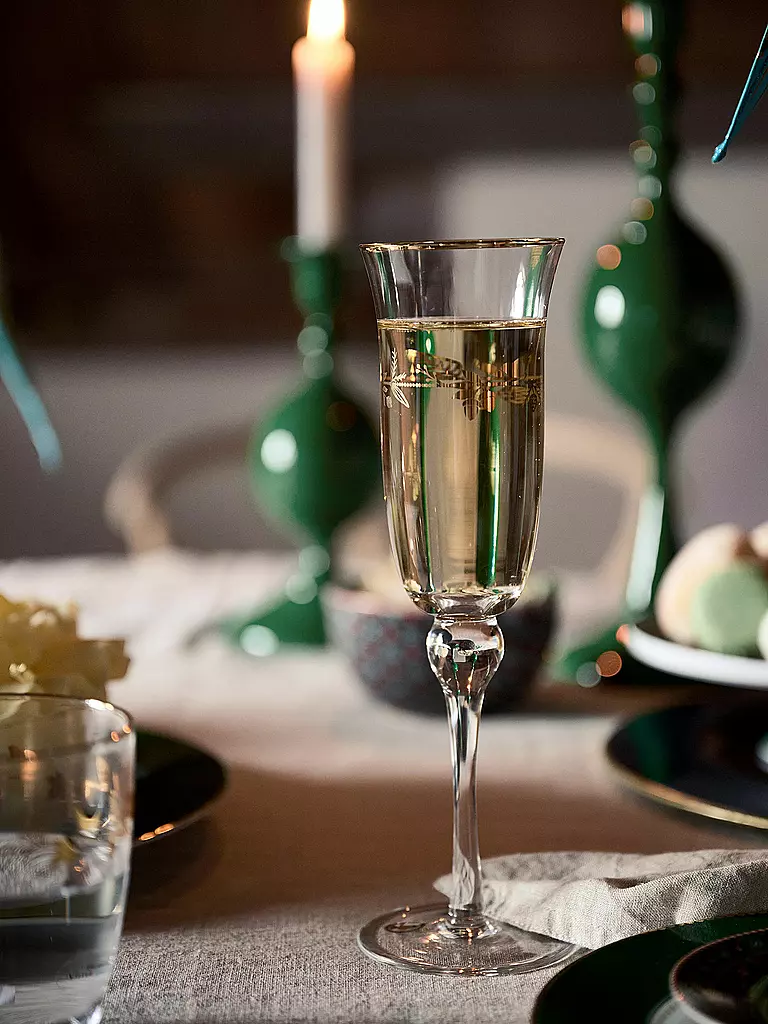 PIP STUDIO Champagnerglas 220ml WINTER WONDERLAND gold gold