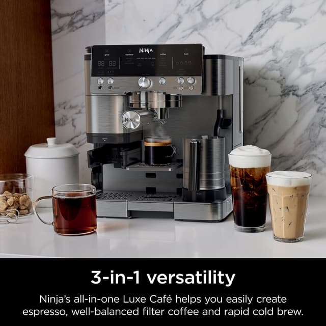 Ninja Luxe Café Premier espressomaskine ES601EU (sølv)