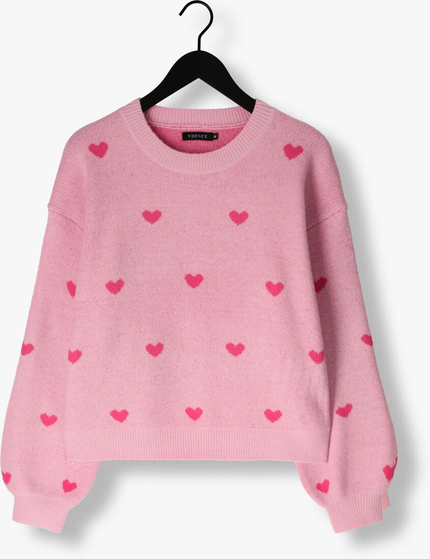 YDENCE lichtroze ydence trui knitted sweater luv