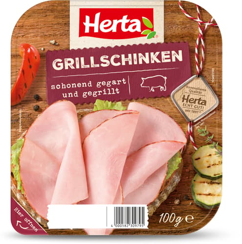Herta Grillschinken schonend gegart und gegrillt