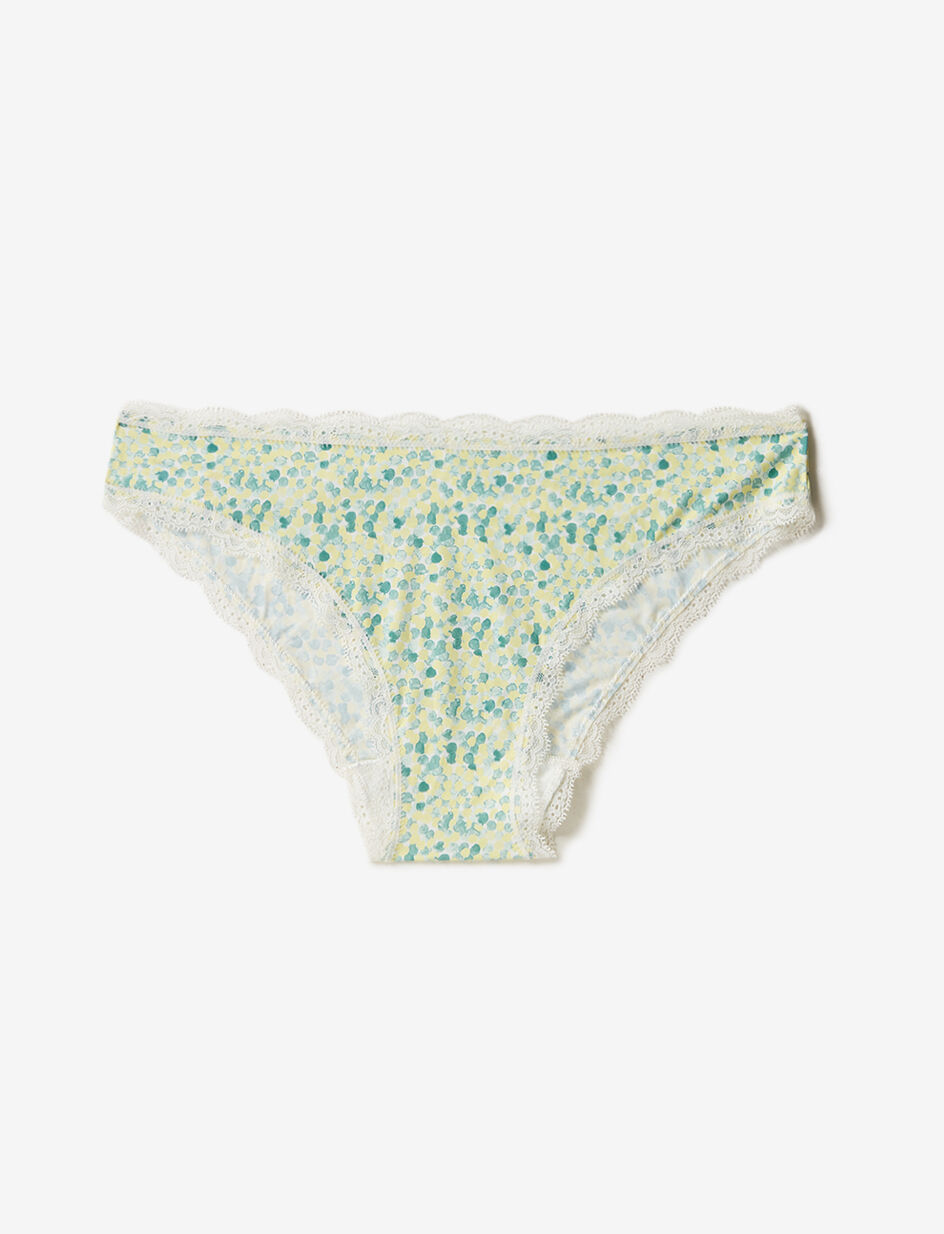 Culotte taille basse - confettis ivoire