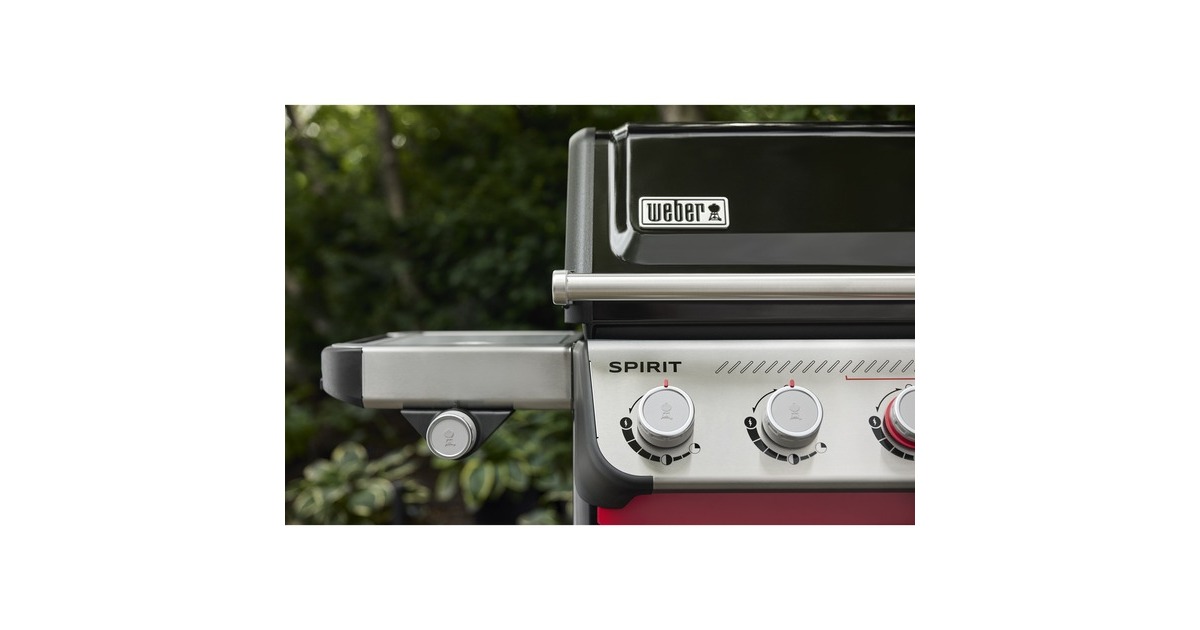 WeberSpirit EP-435 gasbarbecue  (Zwart, 4 branders met extra zijbrander)