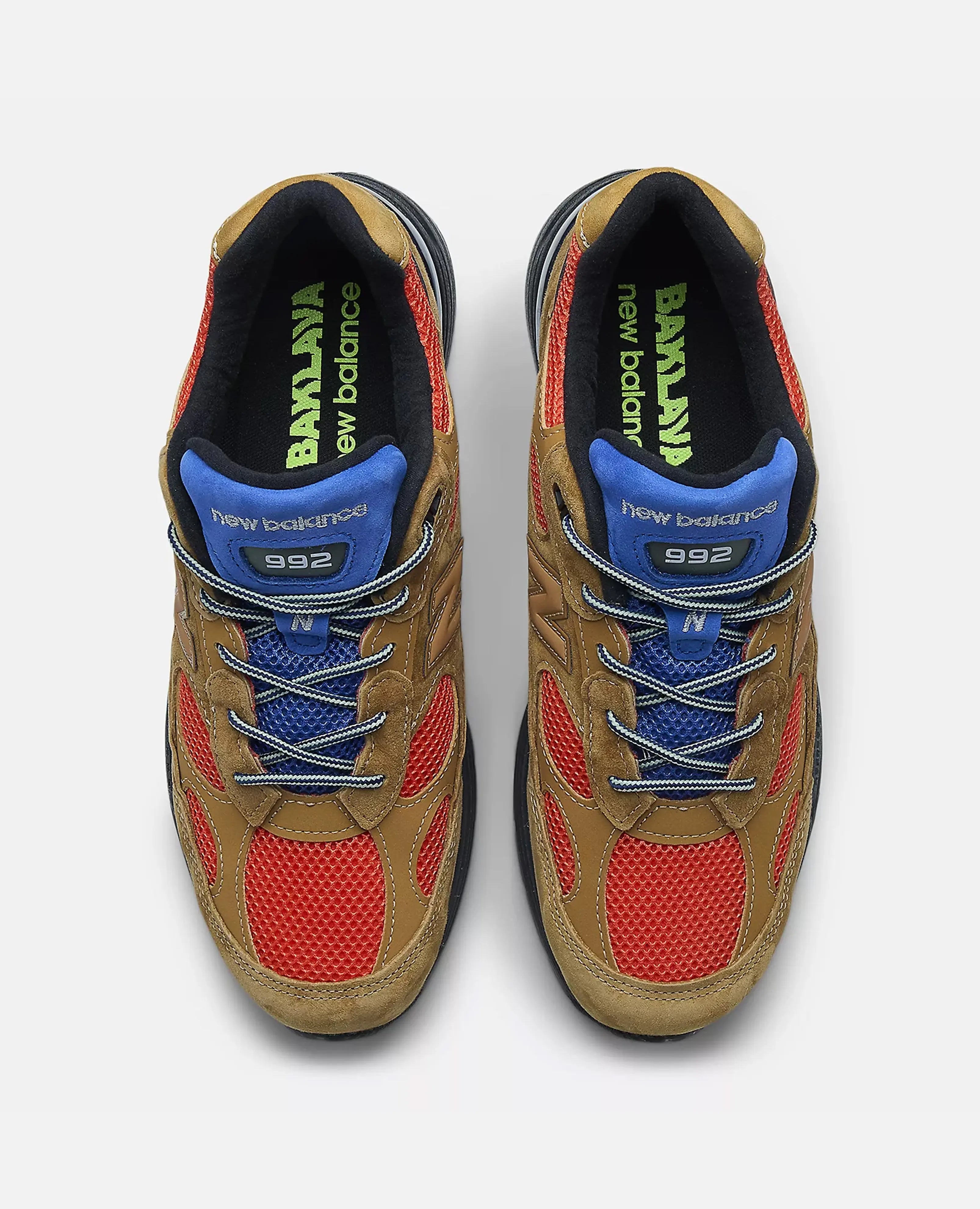 New Balance Action Bronson x 992 Made in USA (Brown/Orange-Blue)
