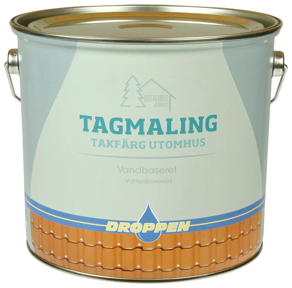 Droppen Tagmaling 4 L - antrazitgrå