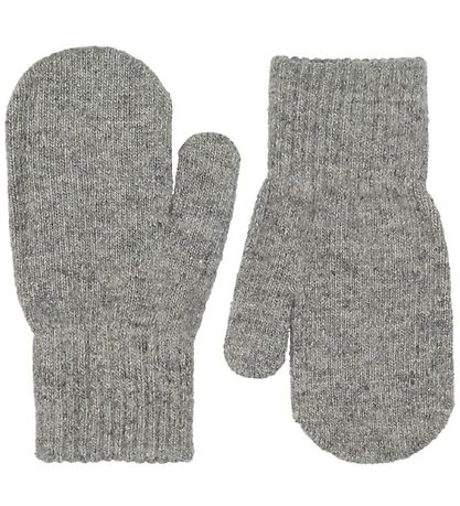 CeLaVi Fäustlinge - Wolle/Nylon - Graumeliert meliert