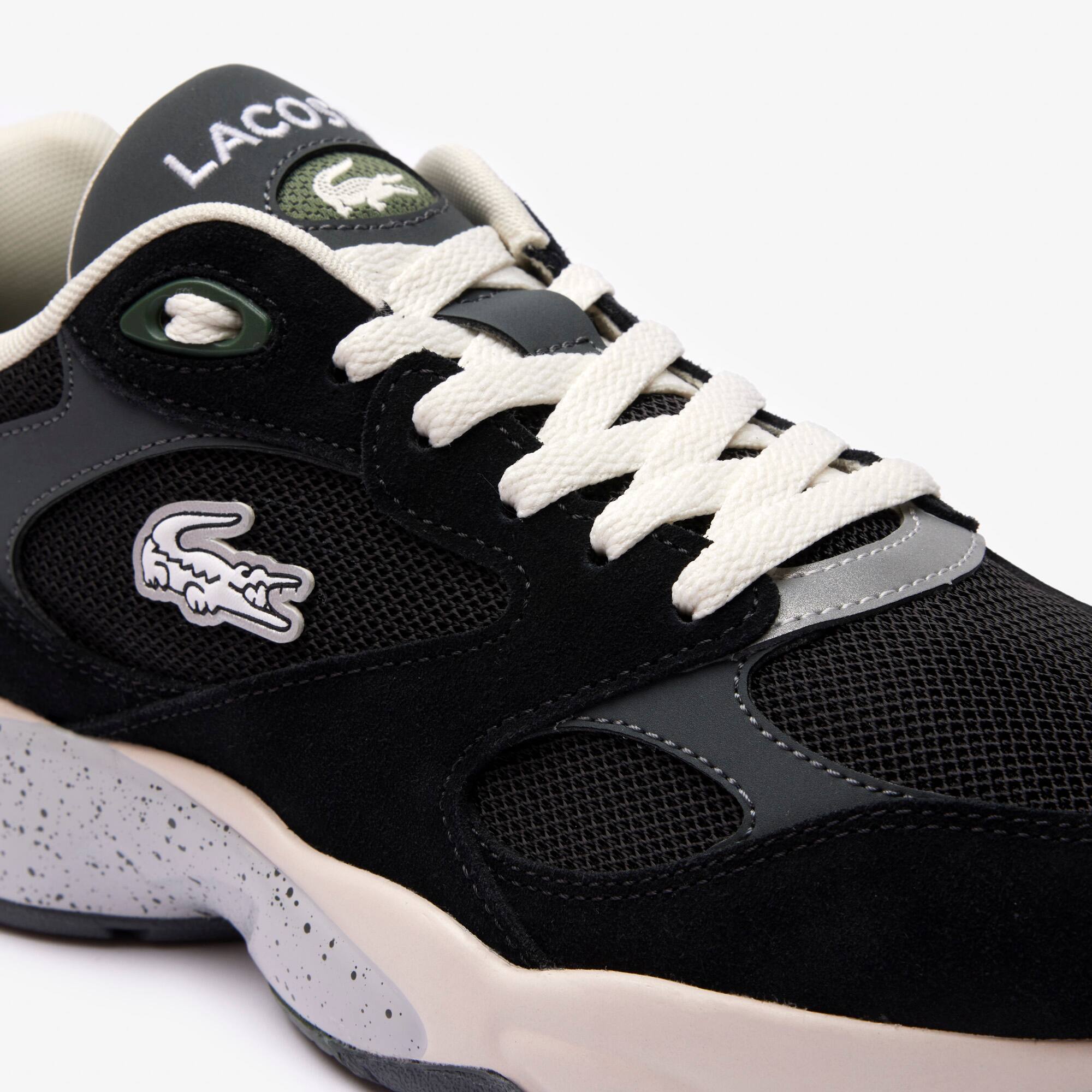 Herren-Sneakers Storm 96 Vintage mit Kaschmir-Effekt Sneakers - Schwarz - Lacoste - Herren