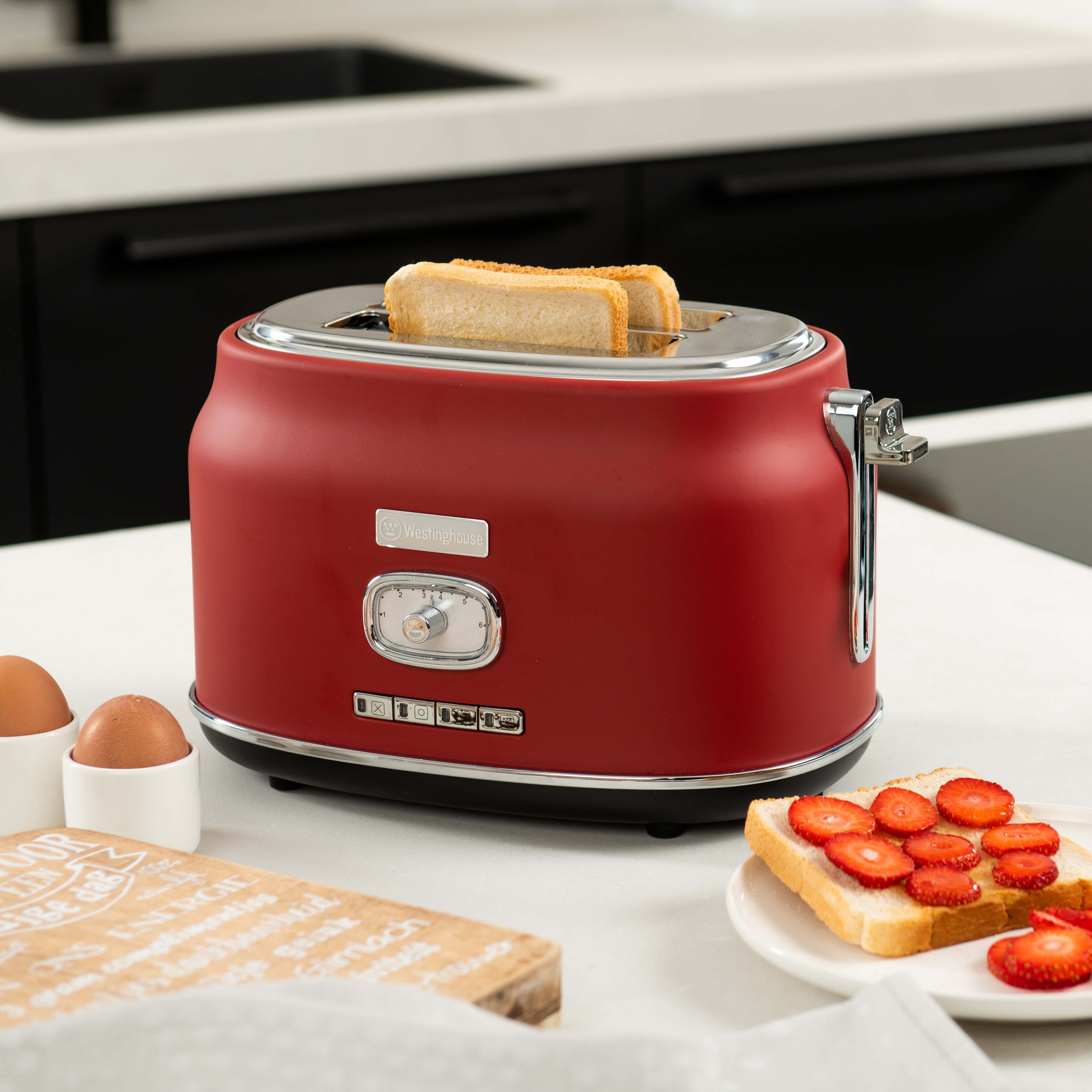 Westinghouse Frühstücksset WES02 rot