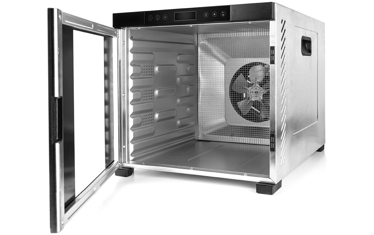 Dörrgerät DA 1050 Edelstahl/Schwarz<br>Dörrautomat