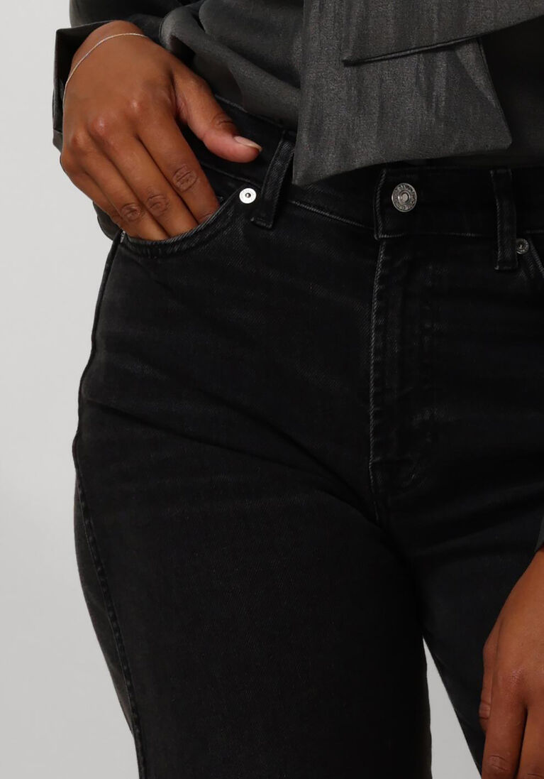 grijze 7 for all mankind wide jeans lotta luxe vintage topline with raw cut