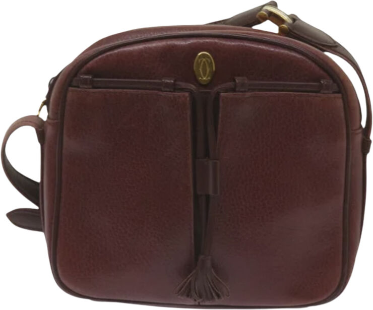 Cartier Vintage Cartier Shoulder Bag Red