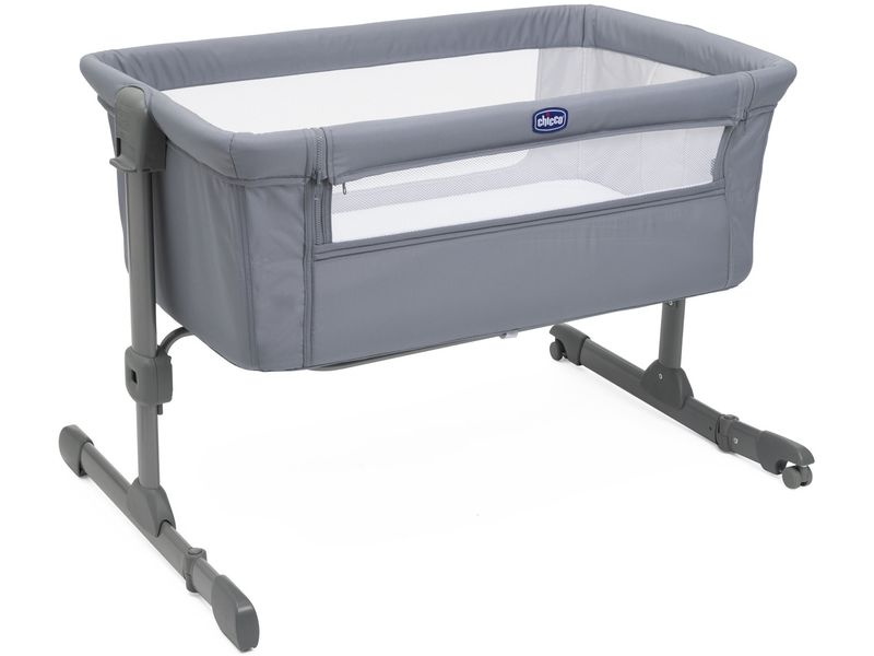 Chicco Beistellbett Next 2 Me Essential Stone Re_Lux Beistellbett mit vielen Funktionen
