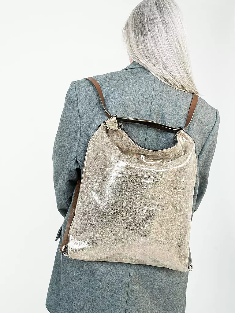 INA KENT Ledertasche - Umhängetasche SHER ED. 1 silber