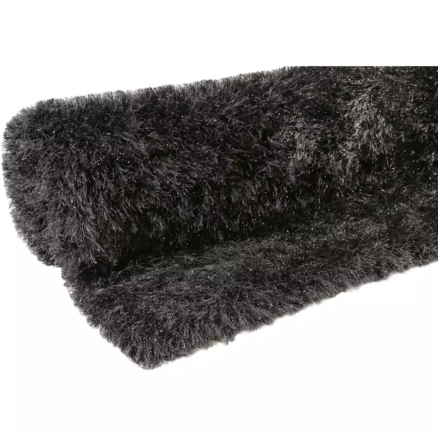 Wecon home Hochflorteppich Shiny Touch anthrazit