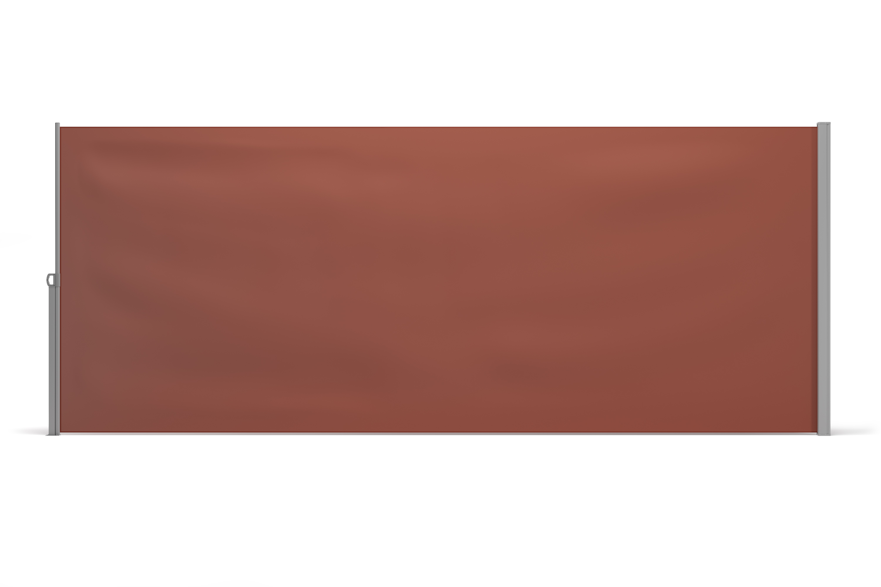 Seitenmarkise 200 x 500 cm braun