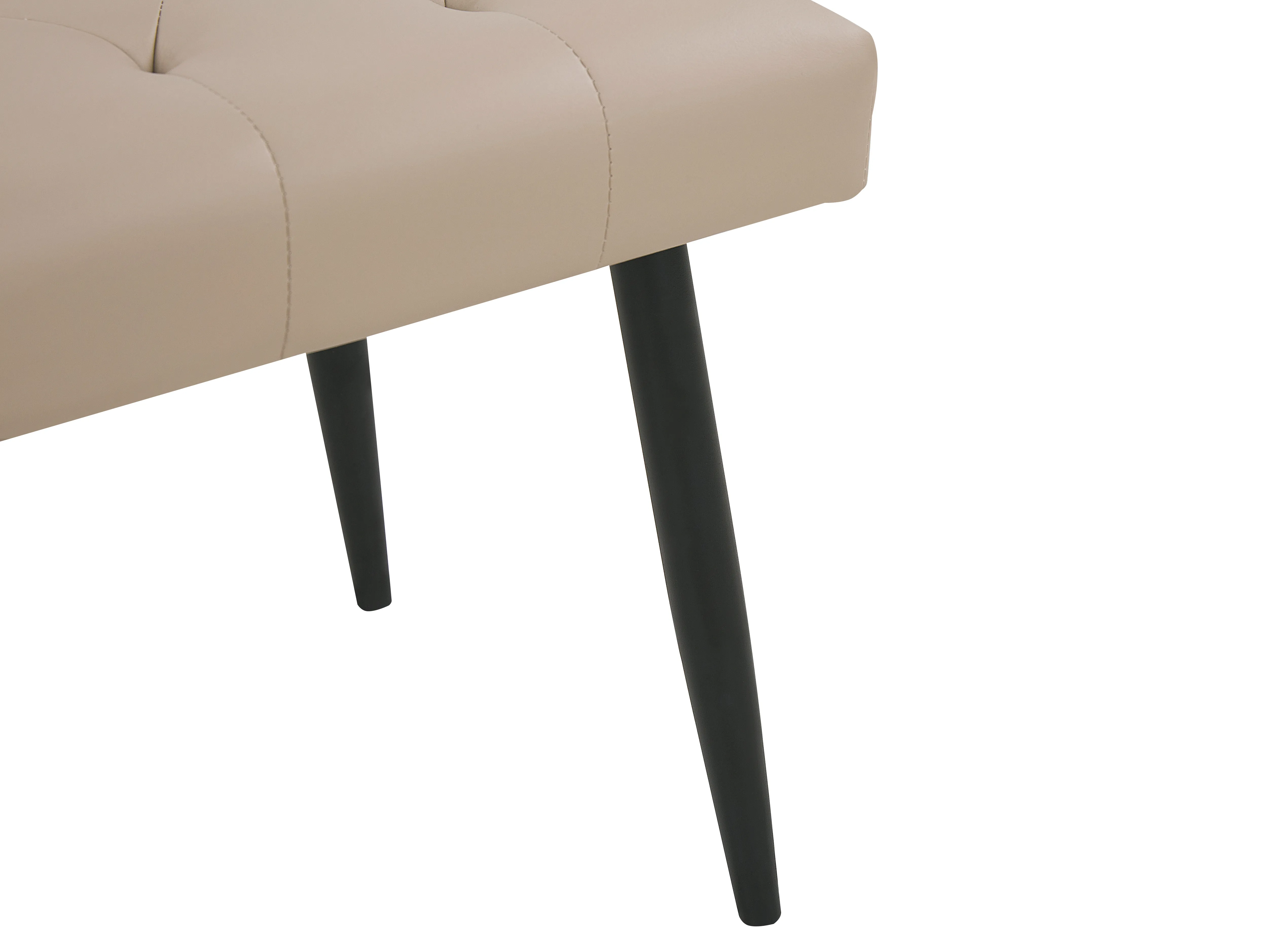 Bankje ESSONNE Kunstleer Beige