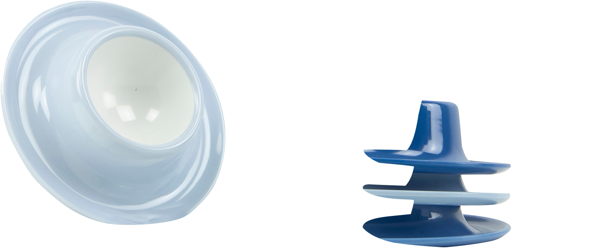 Gimex Eierbecher Set Sky 4-tlg. Hellblau