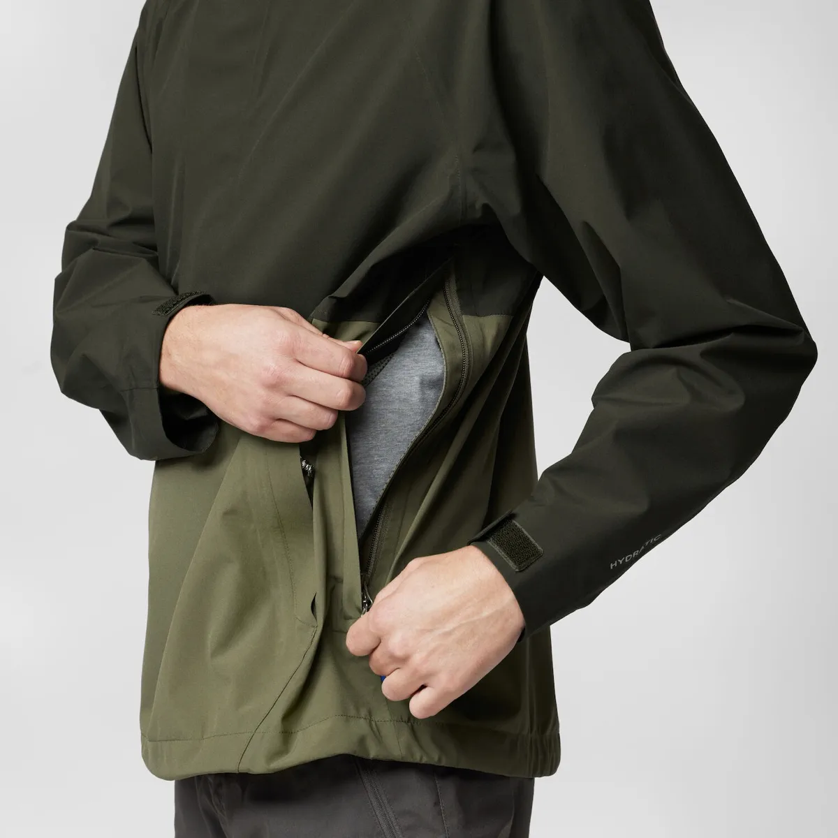 Fjällräven Men's Vardag Hydratic Anorak Dark Navy-Flame Orange