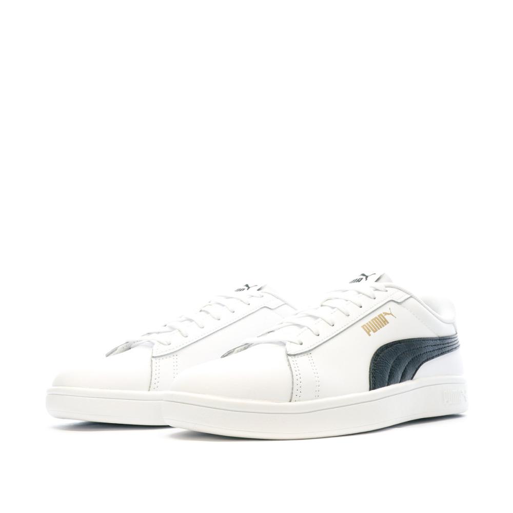 Puma Baskets Blanches/Noires Homme Puma Smash 3.0 390987