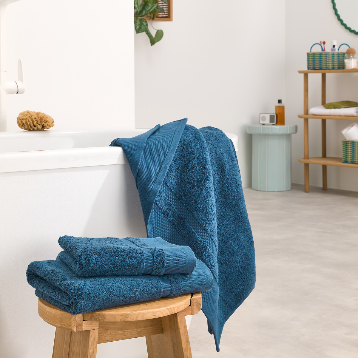 LA REDOUTE INTERIEURS<br>Toalha de algodão penteado 600g/m2, Kheops
