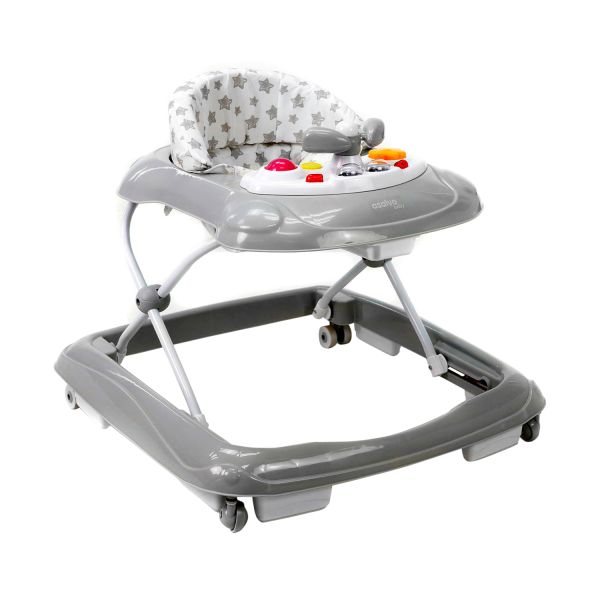 Asalvo Loopstoeltje - Baby Star - Grey