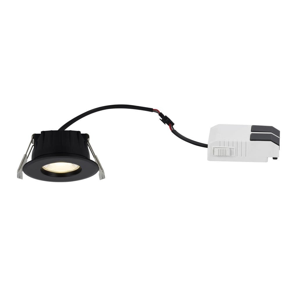 LED inbouwspot Rosalee in zwart 7W 600lm IP65